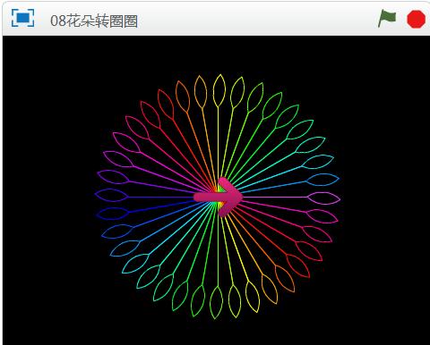 08花朵转圈圈