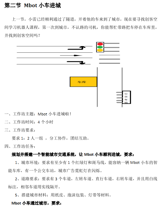 mBot小车进城1